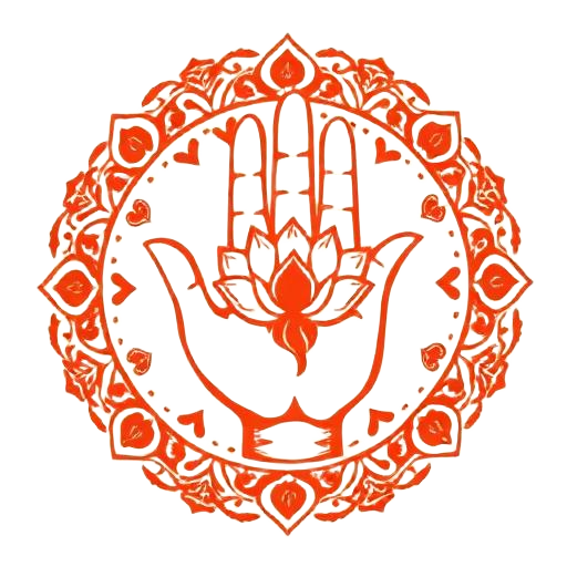 Handcrafted heritage block-print emblem