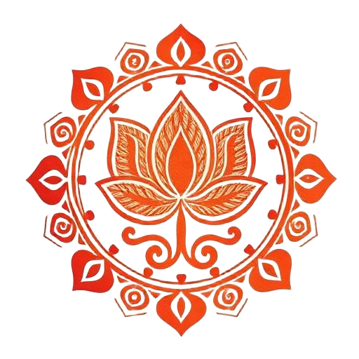 Vegan heritage block-print emblem